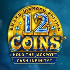 12 Coins Grand Diamond Edition by Wazdan, showcased at rockwin.eu – game logo