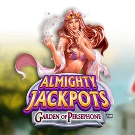 Almighty Jackpots: Garden of Persephone casino game by Novomatic – featured logo at RockWin Casino