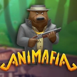Official Slots logo: Animafia by Peter & Sons at RockWin Casino