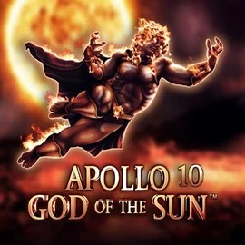 Official Slots logo: Apollo God of the Sun by Novomatic at RockWin Casino