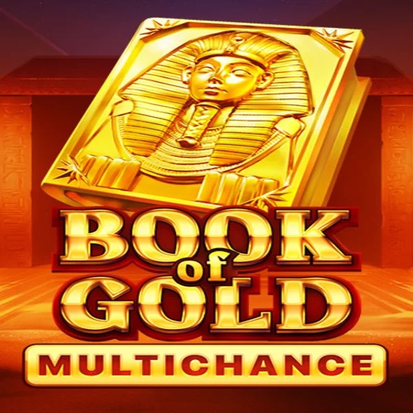 Book of Gold Multichance logo – Slots by Playson at RockWin Casino