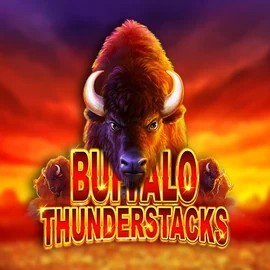 Buffalo Thunderstacks logo by Amatic Industries RockWin Casino