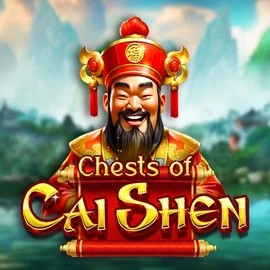 Chests of Cai Shen online game logo by Pragmatic Play on rockwin.eu