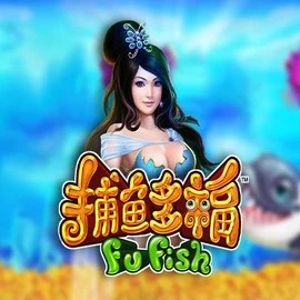 Official Casino Games logo: Fu Fish by Skywind Group at RockWin Casino