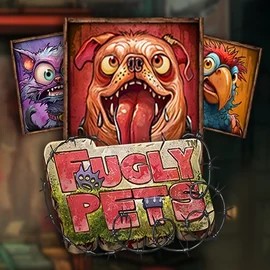 Fugly Pets logo – Slots by Stakelogic at RockWin Casino