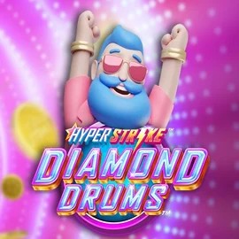 Hyper Strike Diamond Drums logo by Gameburger Studios at RockWin Casino