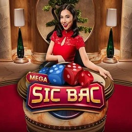 Mega Sic Bac slot logo by Pragmatic Play at RockWin Casino