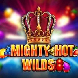 Mighty Hot Wilds slot logo by Inspired Gaming at RockWin Casino