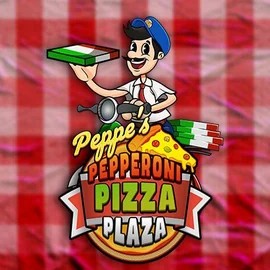 Slots logo of Peppe’s Pepperoni Pizza Plaza from Pragmatic Play at RockWin Casino