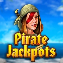 Pirate Jackpots slot logo by Belatra Games at RockWin Casino
