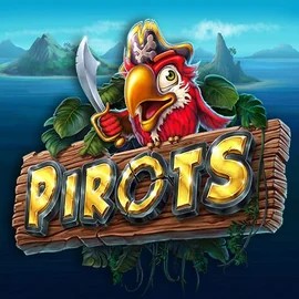 Official Slots logo: Pirots by ELK Studios at RockWin Casino