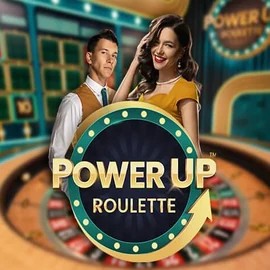 PowerUP Roulette logo by Pragmatic Play RockWin Casino