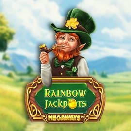Try Rainbow Jackpots Megaways slot by Red Tiger Gaming on rockwin.eu – logo image