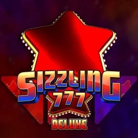 Sizzling 777 Deluxe slot logo by Wazdan at RockWin Casino