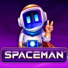 Spaceman online game logo by Pragmatic Play on rockwin.eu
