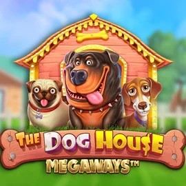 The Dog House Megaways slot visual from Pragmatic Play available on rockwin.eu