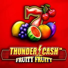 Thunder Cash Fruity Fruity online game logo by Novomatic on rockwin.eu