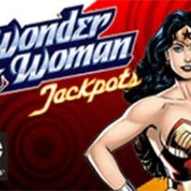 Wonder Woman Jackpots online game logo by Amaya on rockwin.eu